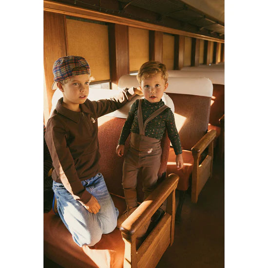 198411 1984 Green Printed Turtleneck Duck Print