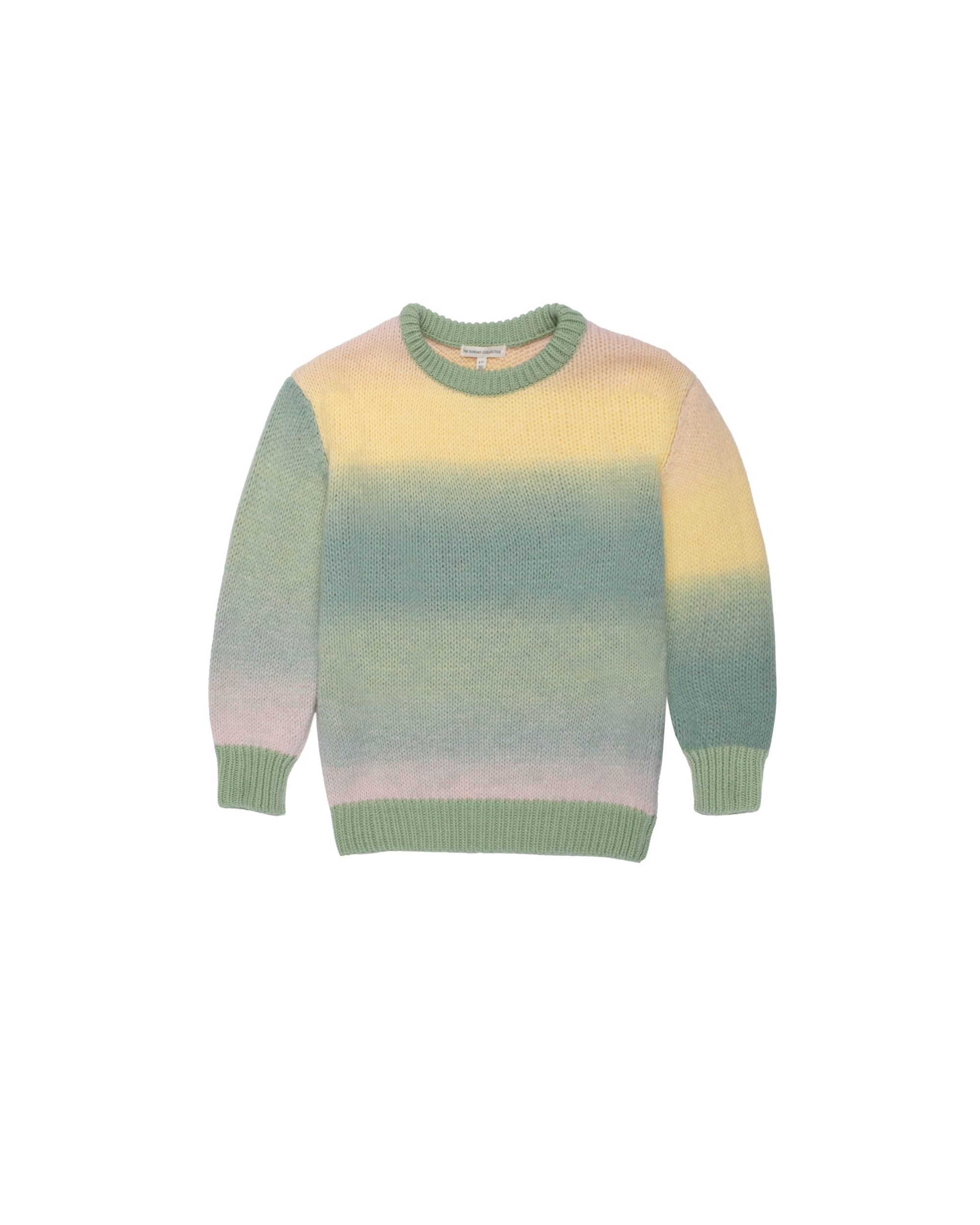 F25k4059 The Sunday Collective alpaca weekend sweater in ombre