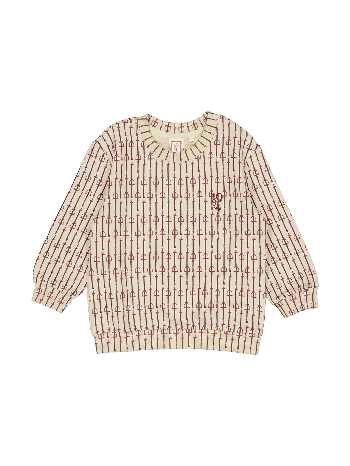 1984 kids Buckle Print Sweatshirt