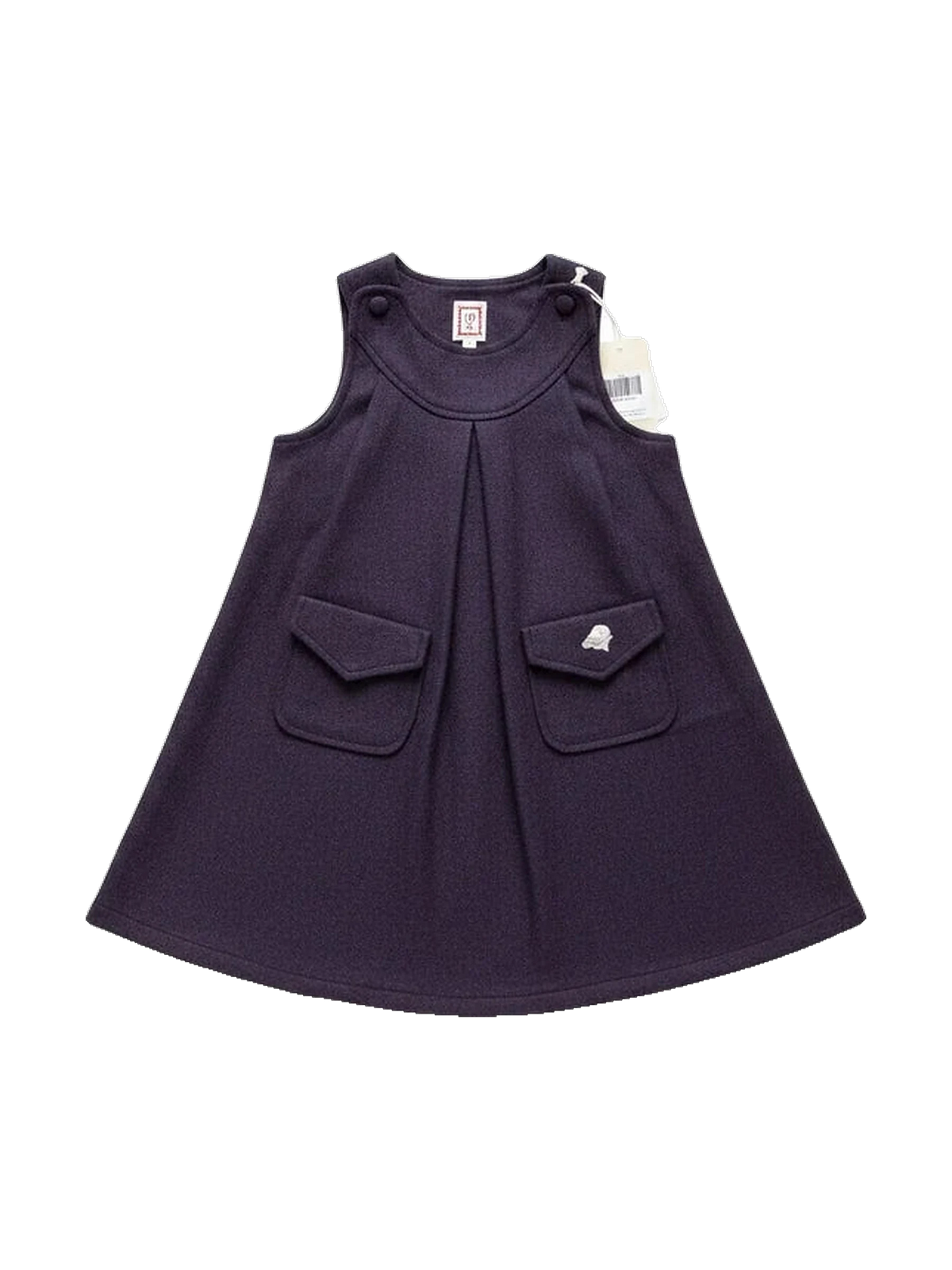 1984 kids Purple Wool Pocket Jumper