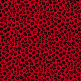 Leopard Loungewear Set - Red Print