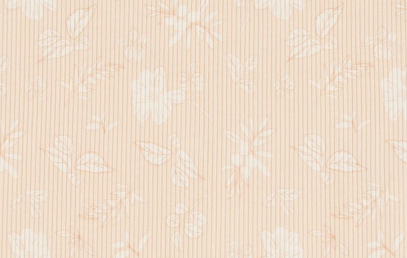 Ribbed Floral Wrap Footie - Dusty Neutral Print