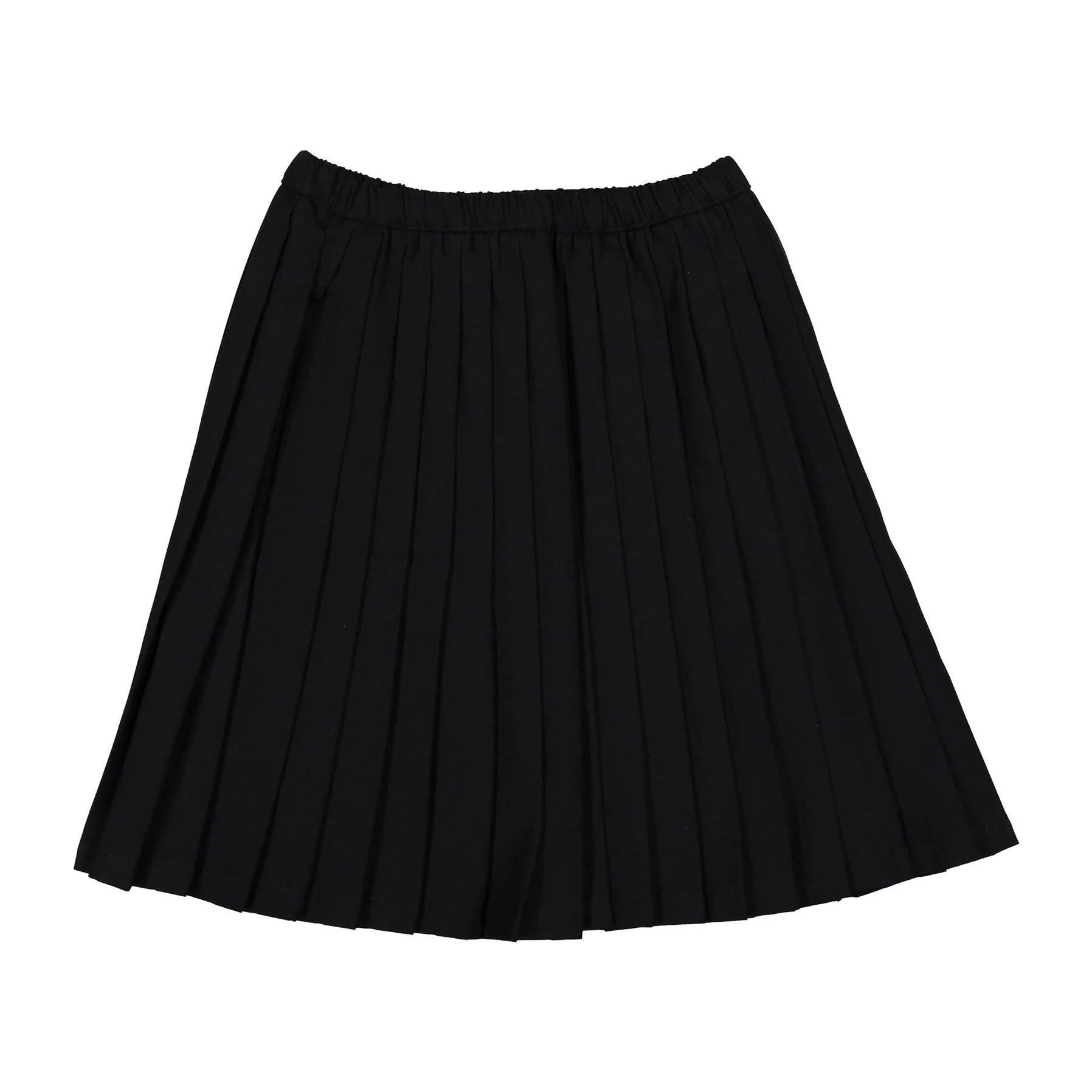 LBL06 Ladida Navy Pleated Skirt With Gold Drawstring Waist