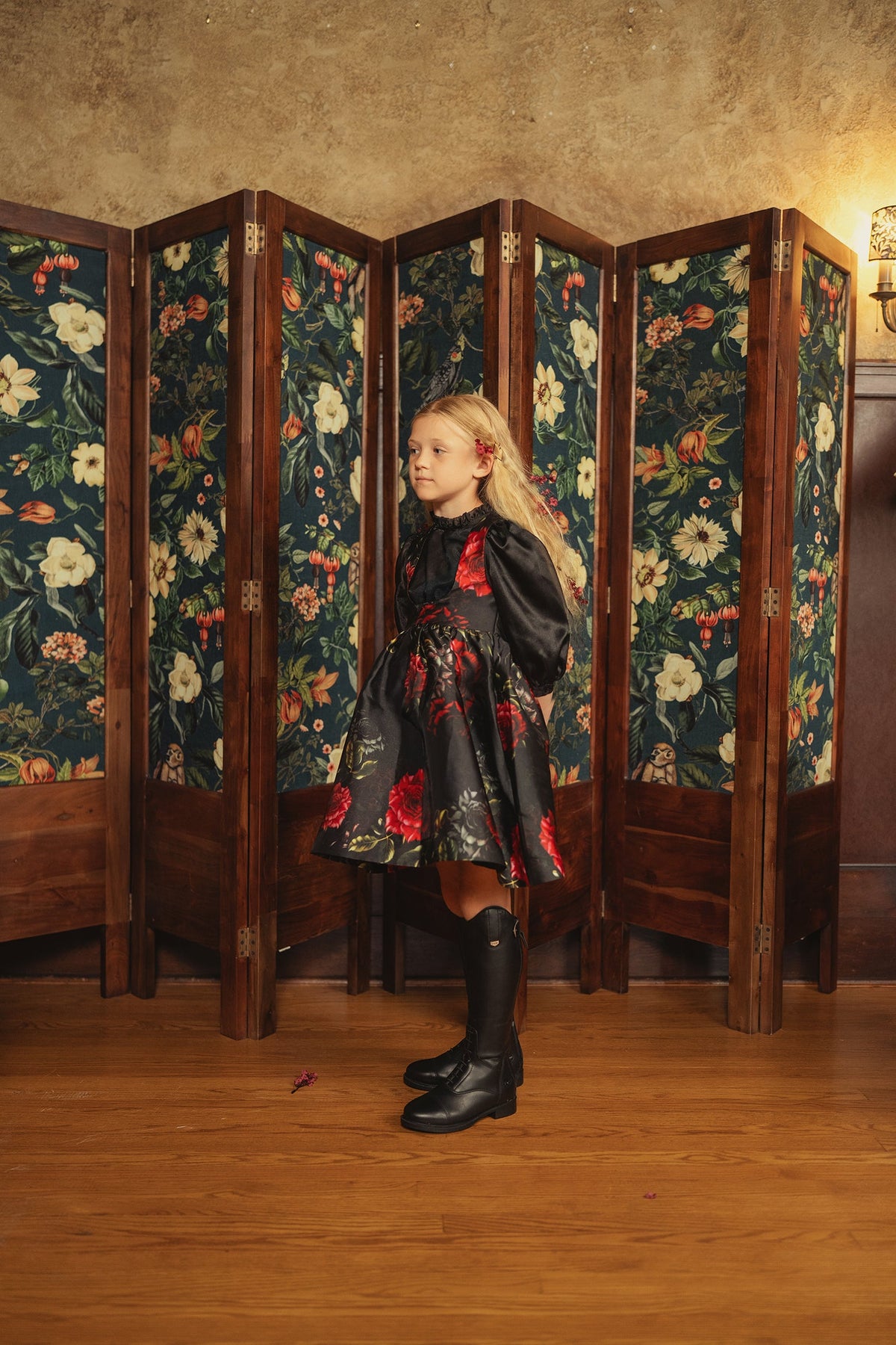 Pip + Pio Organza Frill Shirt - Black