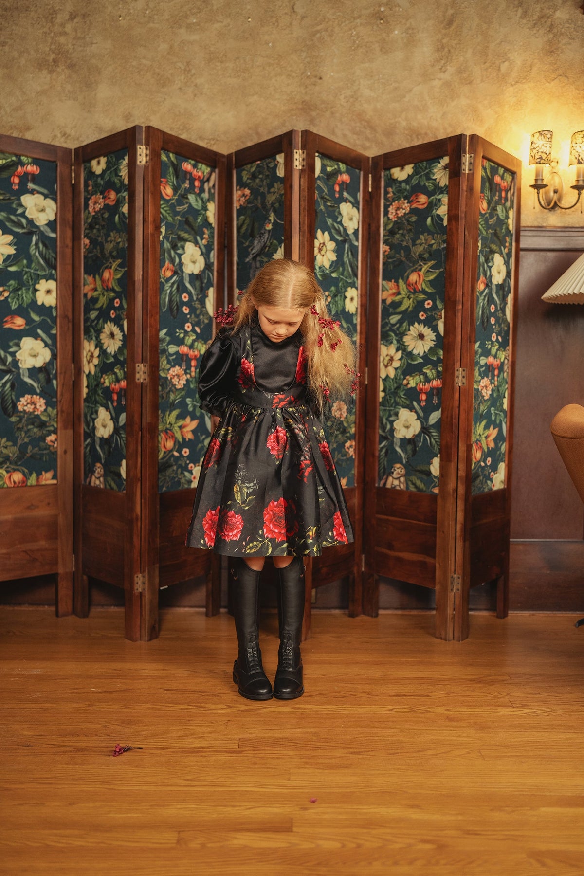 Pip + Pio Organza Frill Shirt - Black