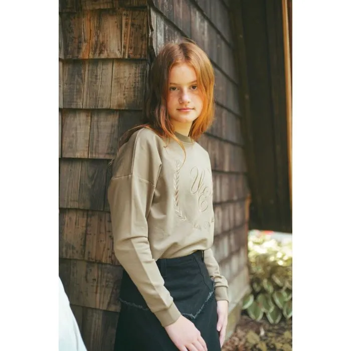 UE1805 Urban Edge Tone on Tone Sweatshirt