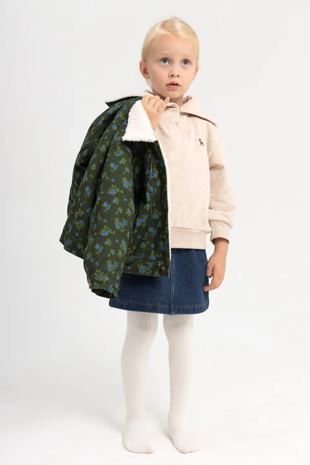 Denim Barrel Dress - Please Mom