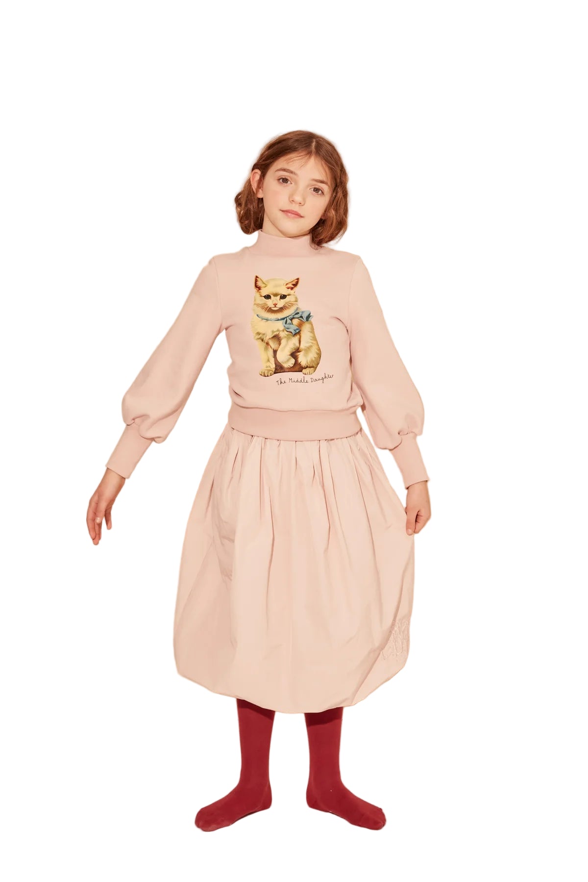 The Middle Daughter The Long View Skirt, Cats Tongue Pink