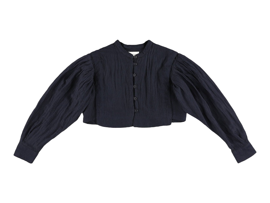 Morley Yndigo. Girls cropped shirt