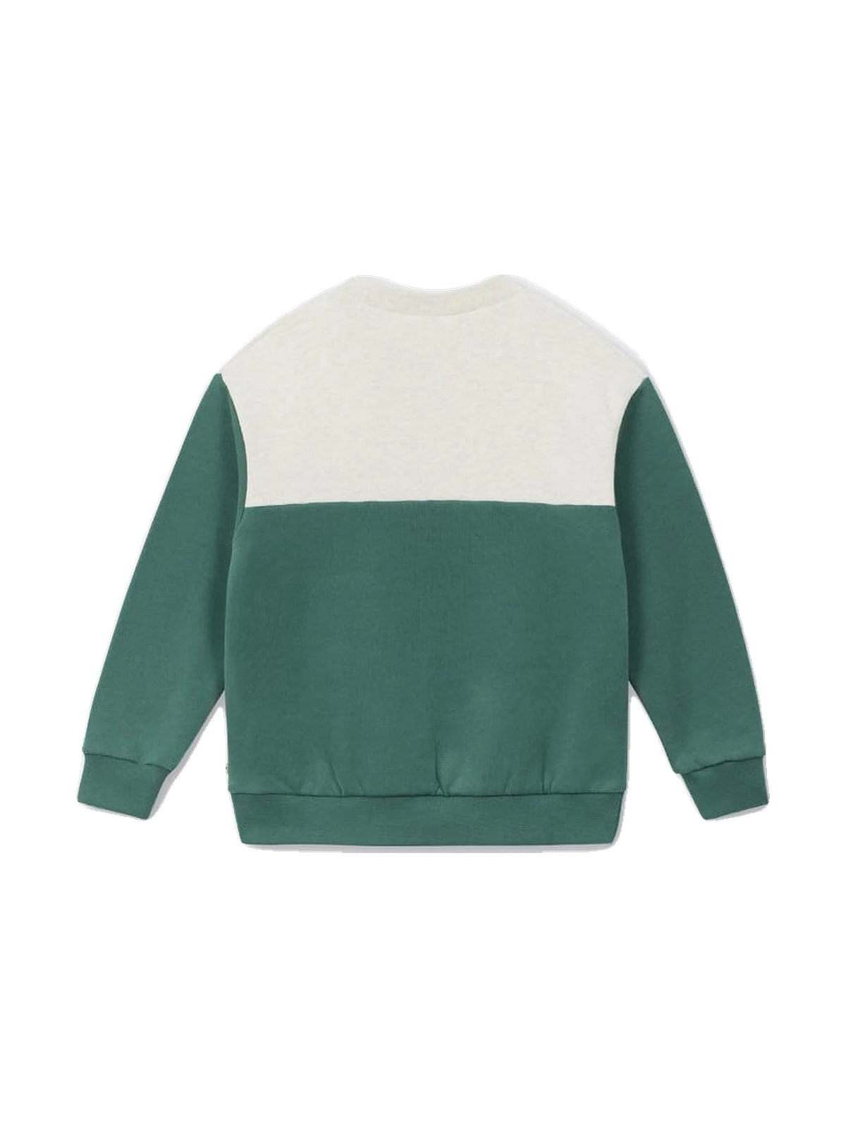 Arsène et les Pipelettes kids Two-Tone Fleece Sweatshirt - Green, view 2
