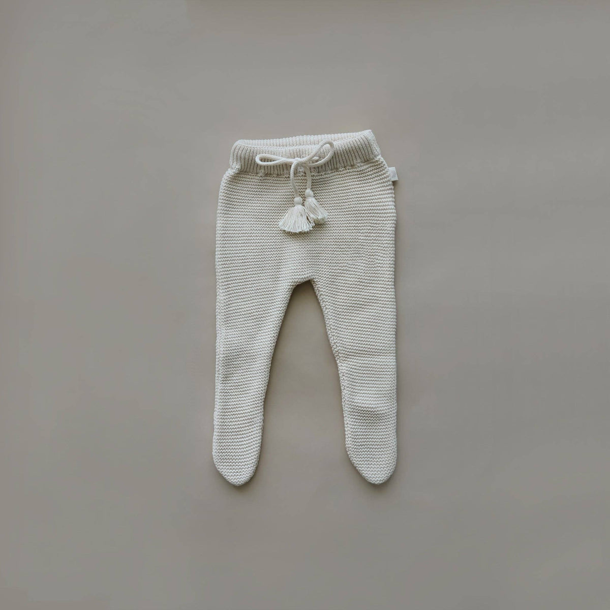 Knit Set Bonnet & Pant & Top Natural