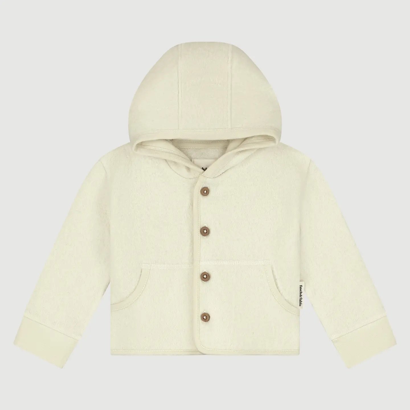 Wool Hooded Jacket - Milk | Finch and Fable – mcx