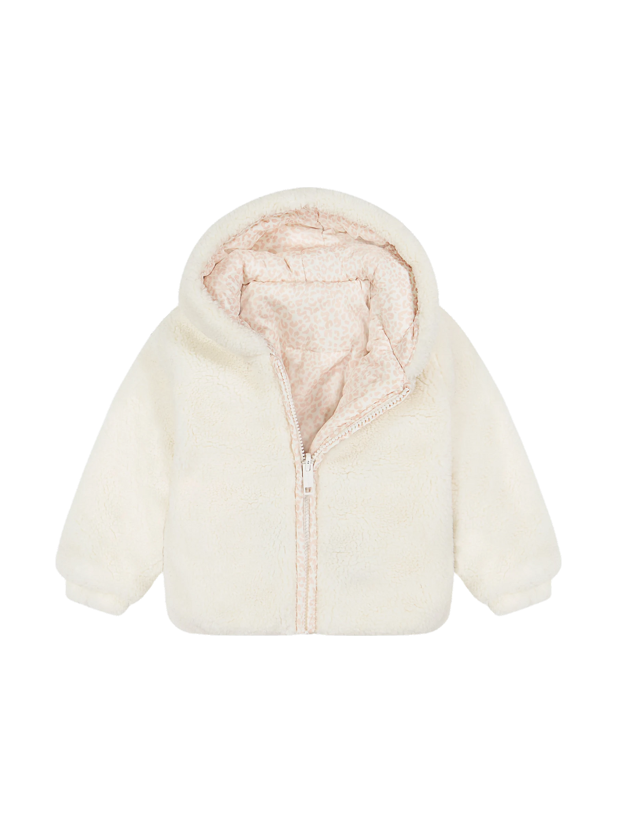 Denali Outerwear kids Teddy Bomber - Cream Floral