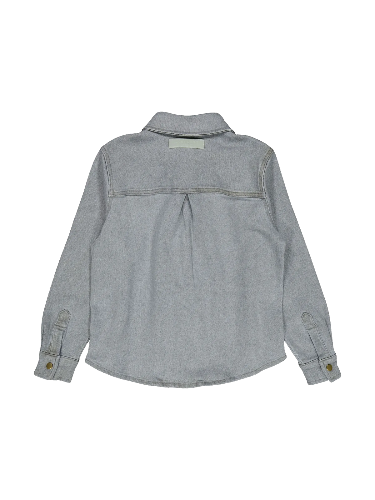 Elements kids Oversized Gray Denim Shirt, view 2