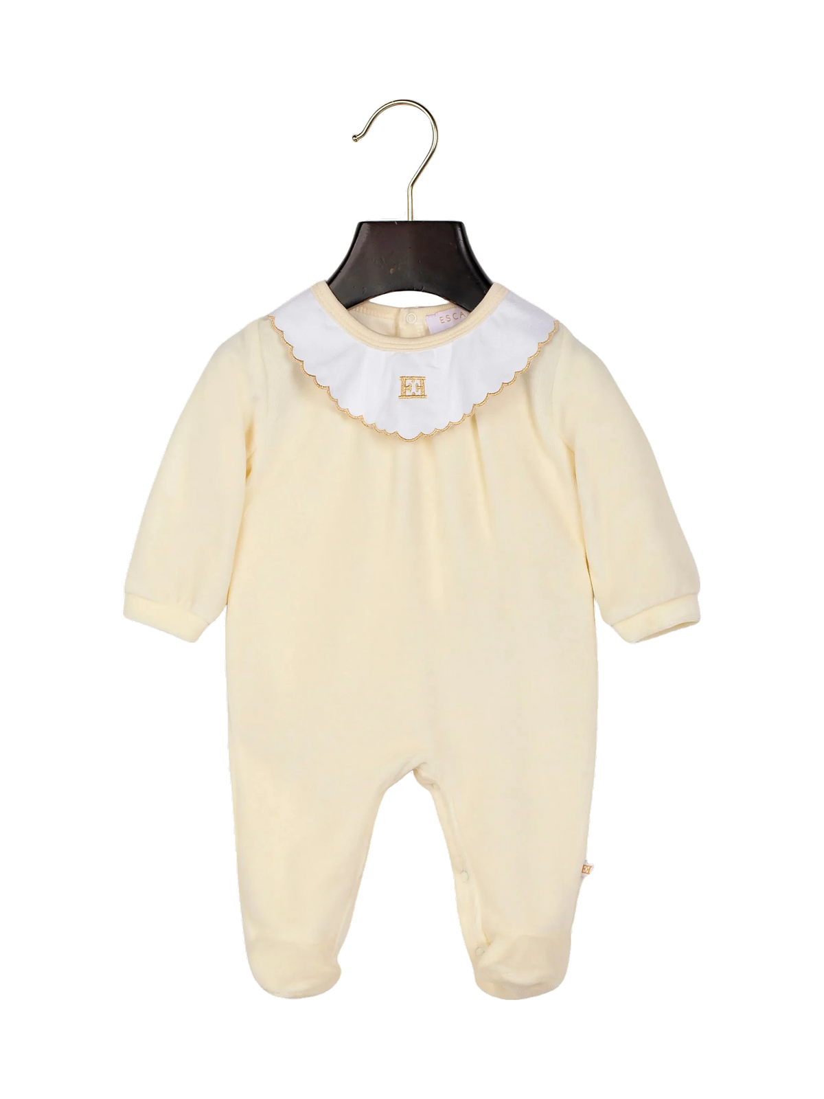 Escada Newborn Long Sleeve Footie - Lotus