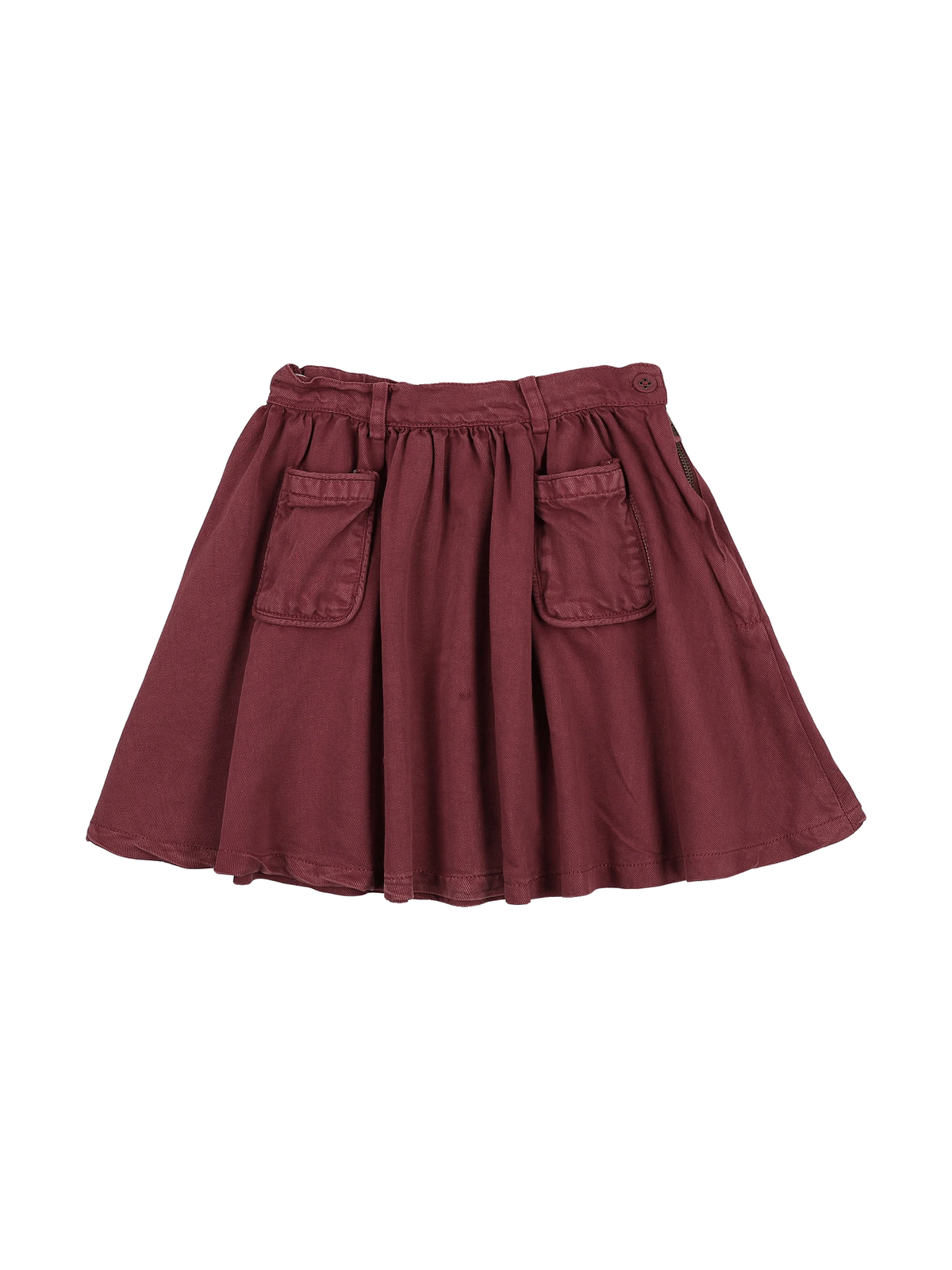 Kin and Kin Girls Skirt – Washed Burgundy