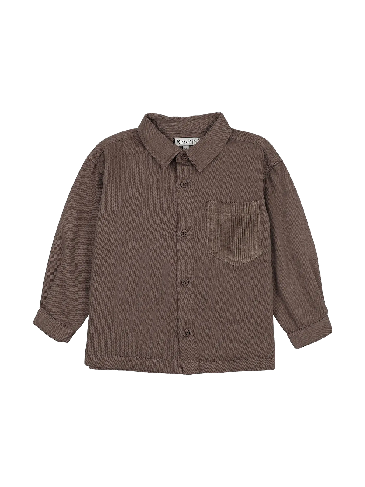 Kin and Kin kids Denim Shirt – Umber
