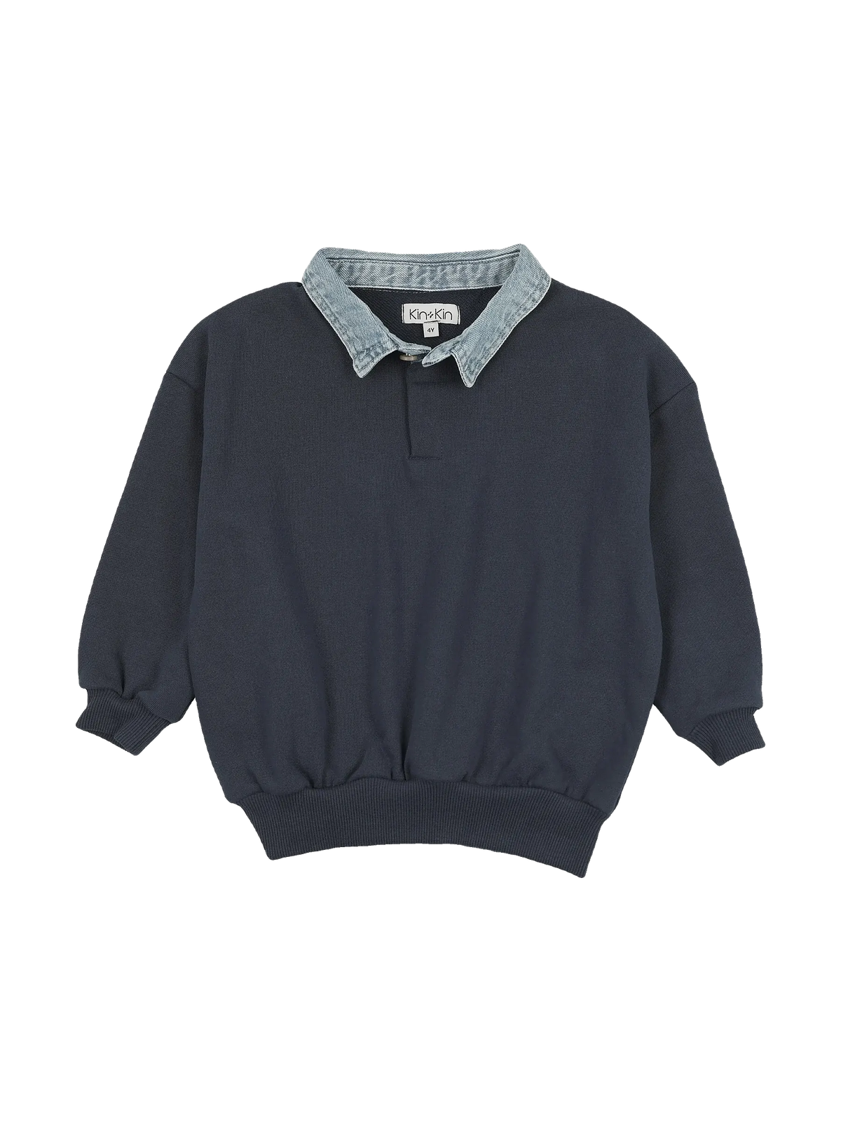 Kin and Kin kids Oversized Sweatshirt – Navy