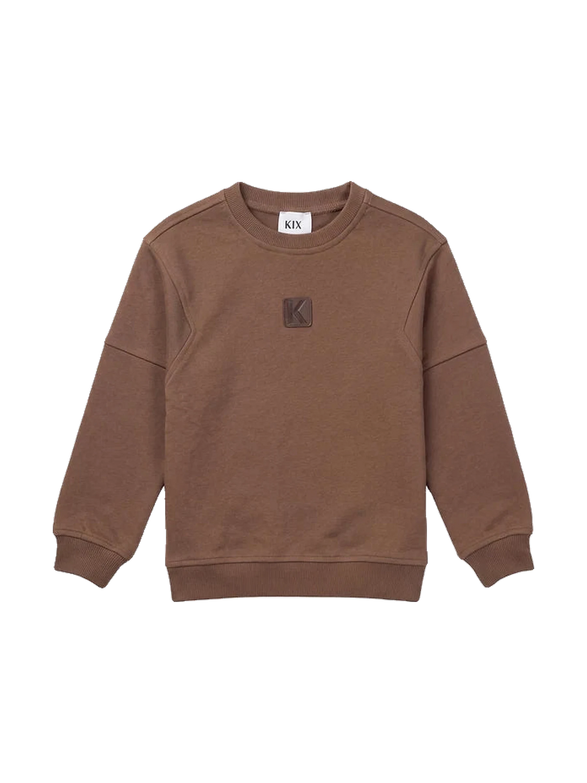 Kix kids Drop Shoulder Sweatshirt - Brown