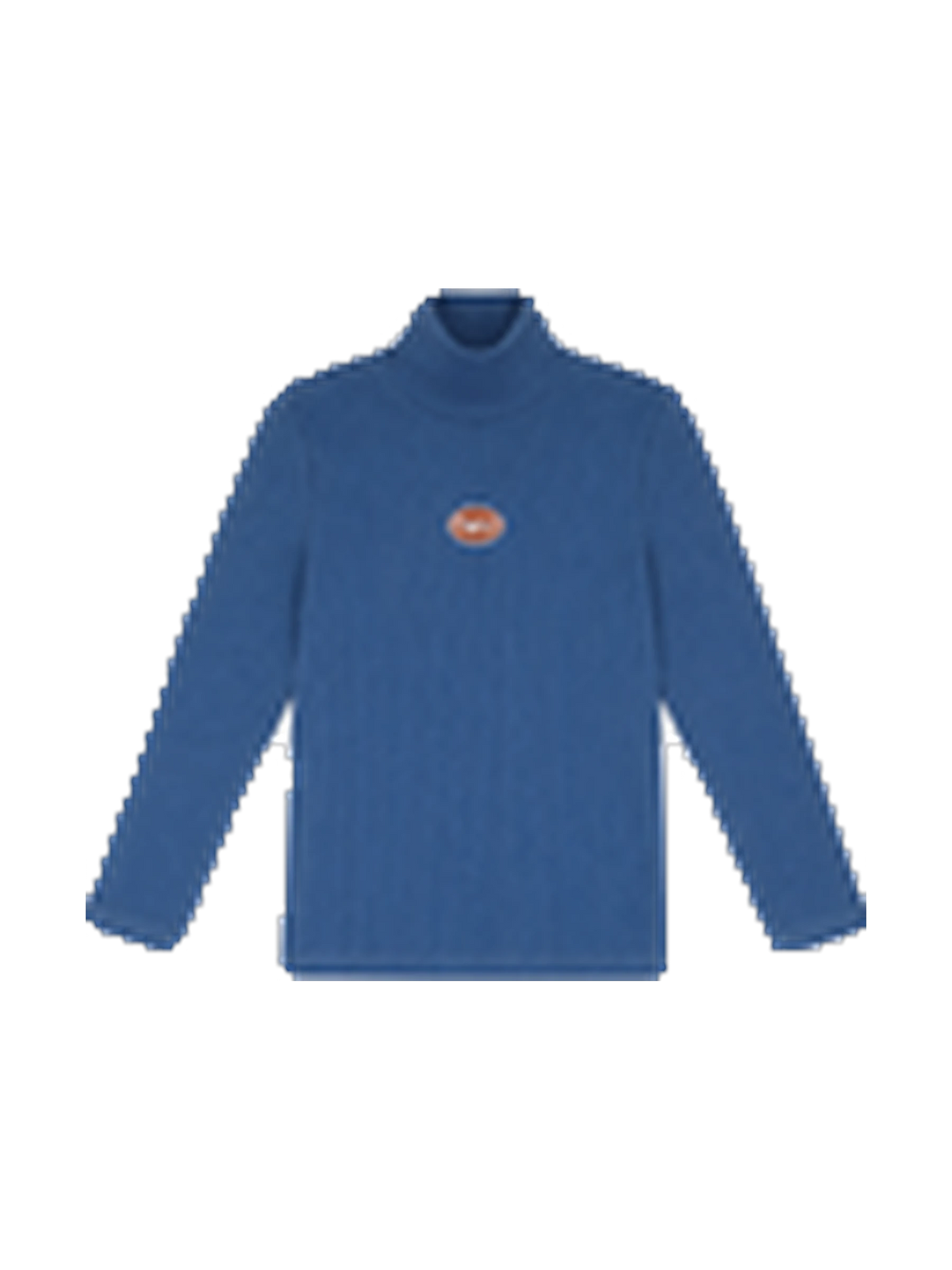 L by Ladida kids Blue Ribbed Turtleneck