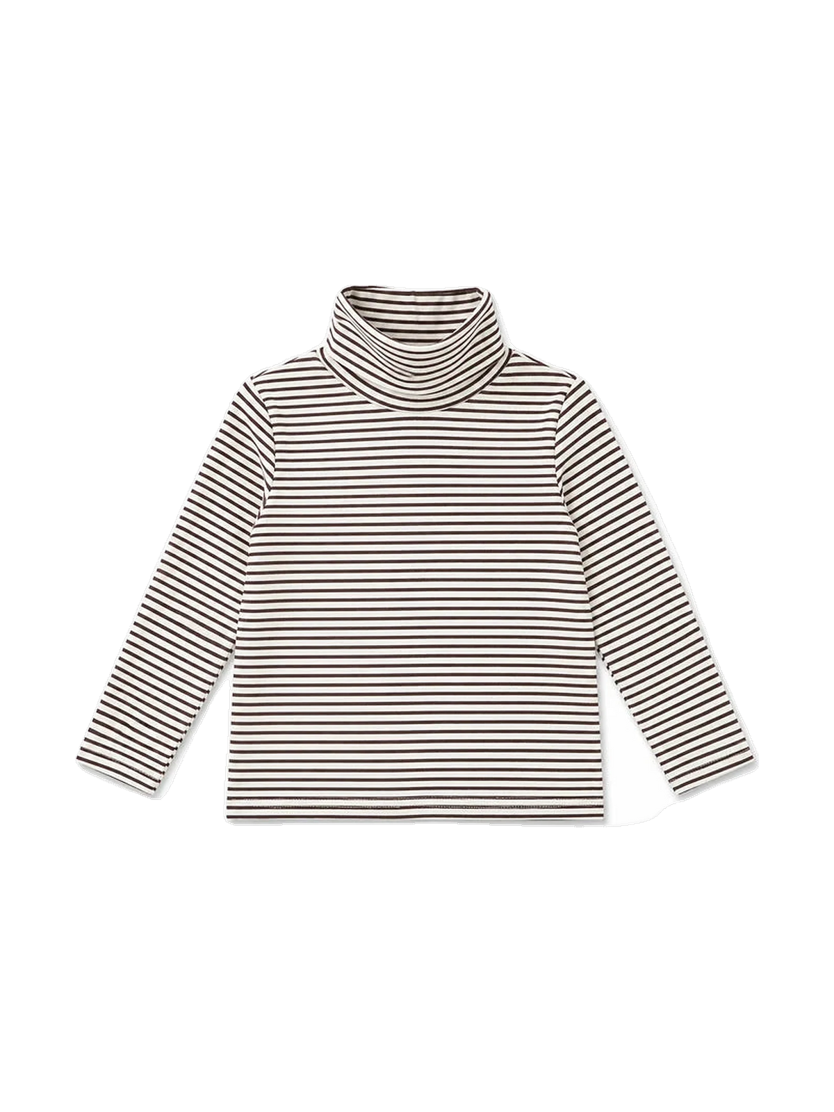 L by Ladida kids Brown Stripe Turtleneck