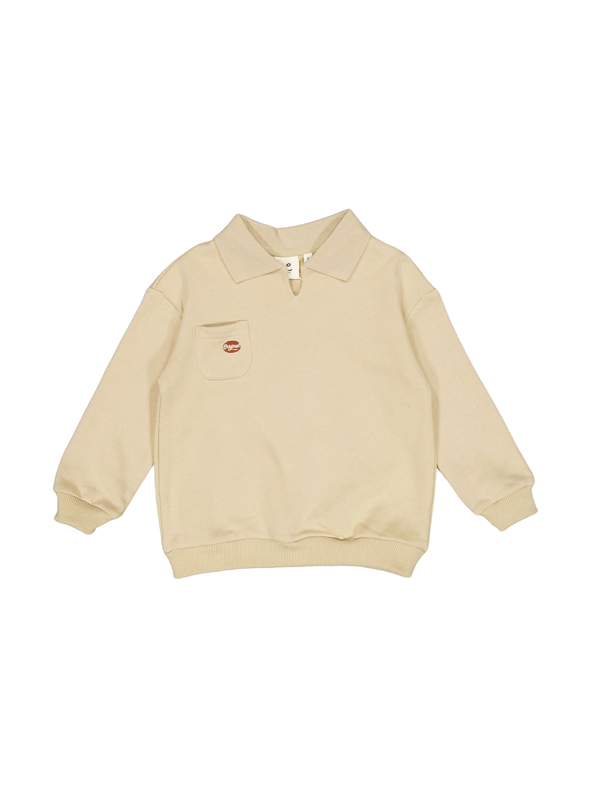 L by Ladida kids Cream Collar Sweatshirt