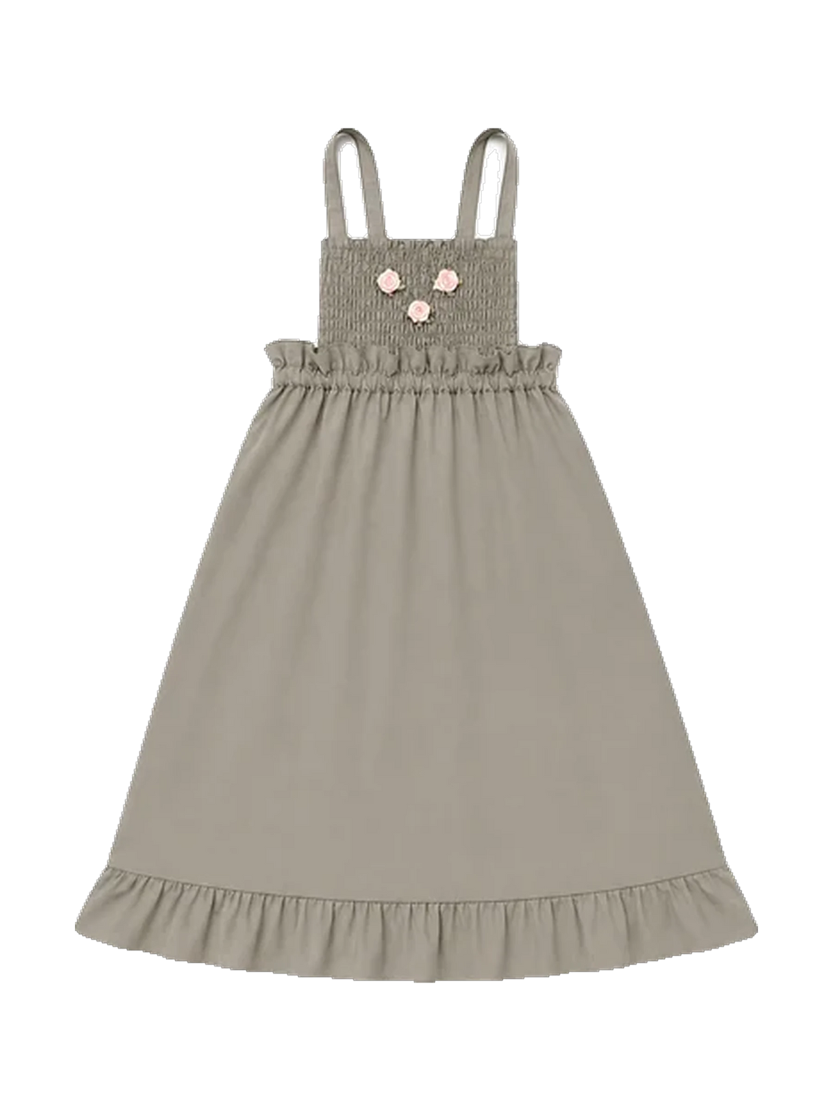 L by Ladida kids Taupe Smocked Maxi Jumper