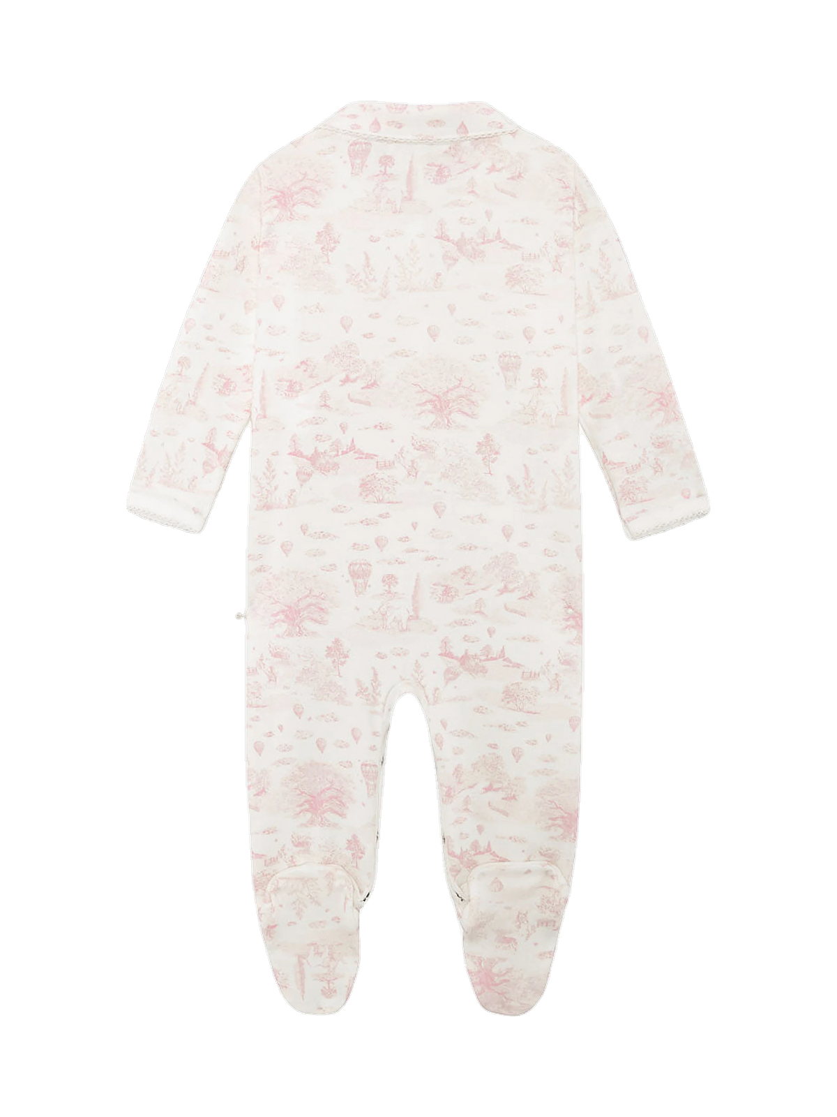 Marie-Chantal kids Charles Toile de Jouy Sleepsuit, view 2