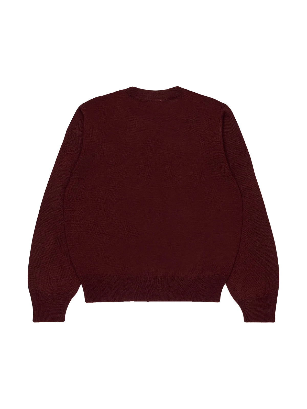 N. 21 kids Knit Sweater With Embroidered Contrast Logo - Maroon, view 2