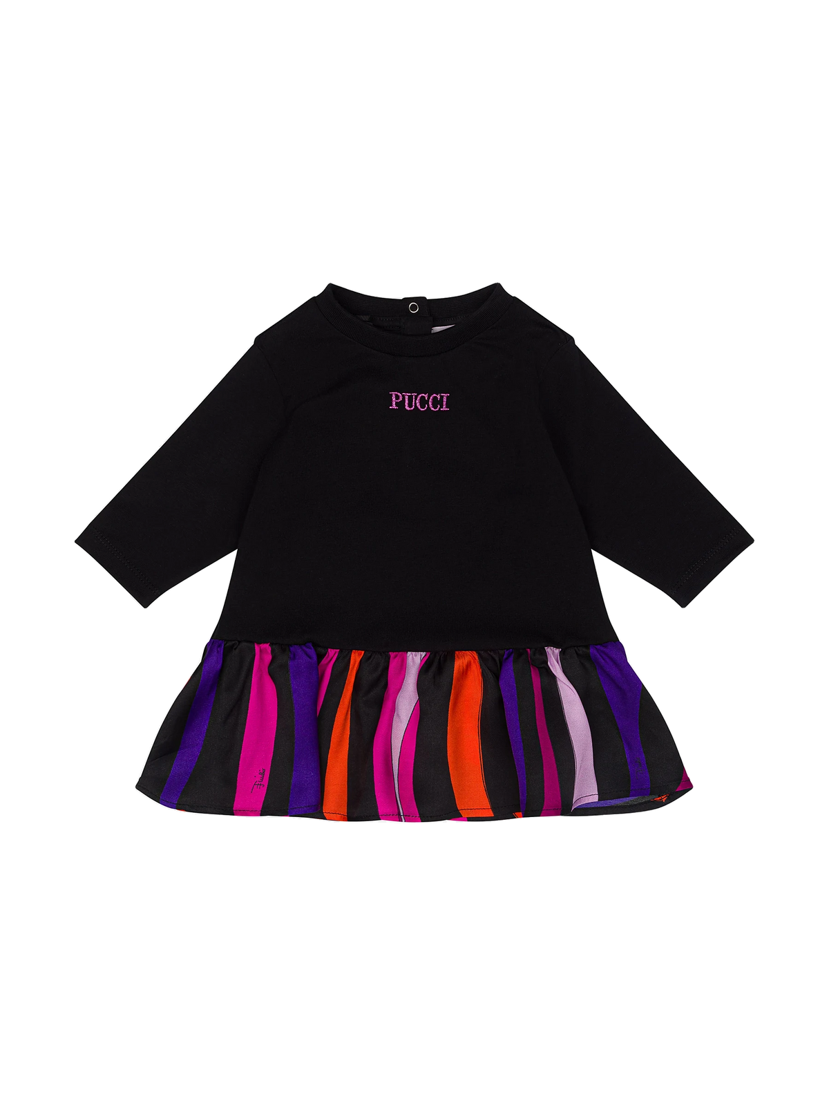 Pucci Baby Jersey Dress - Black Print