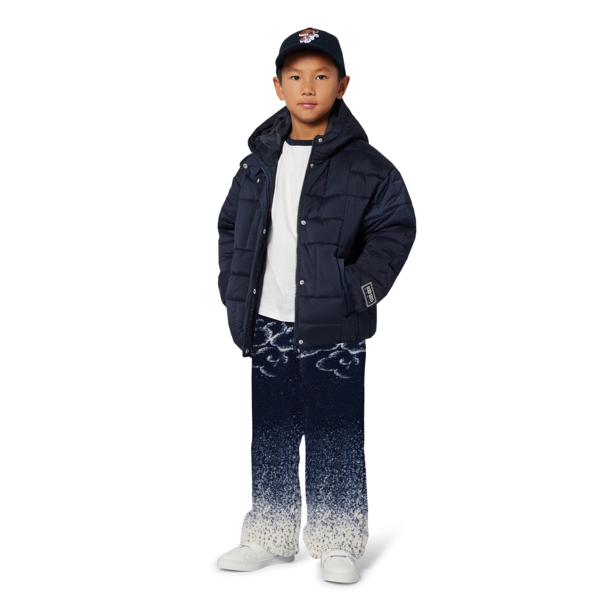 K61464 Kenzo Navy Puffer Jacket