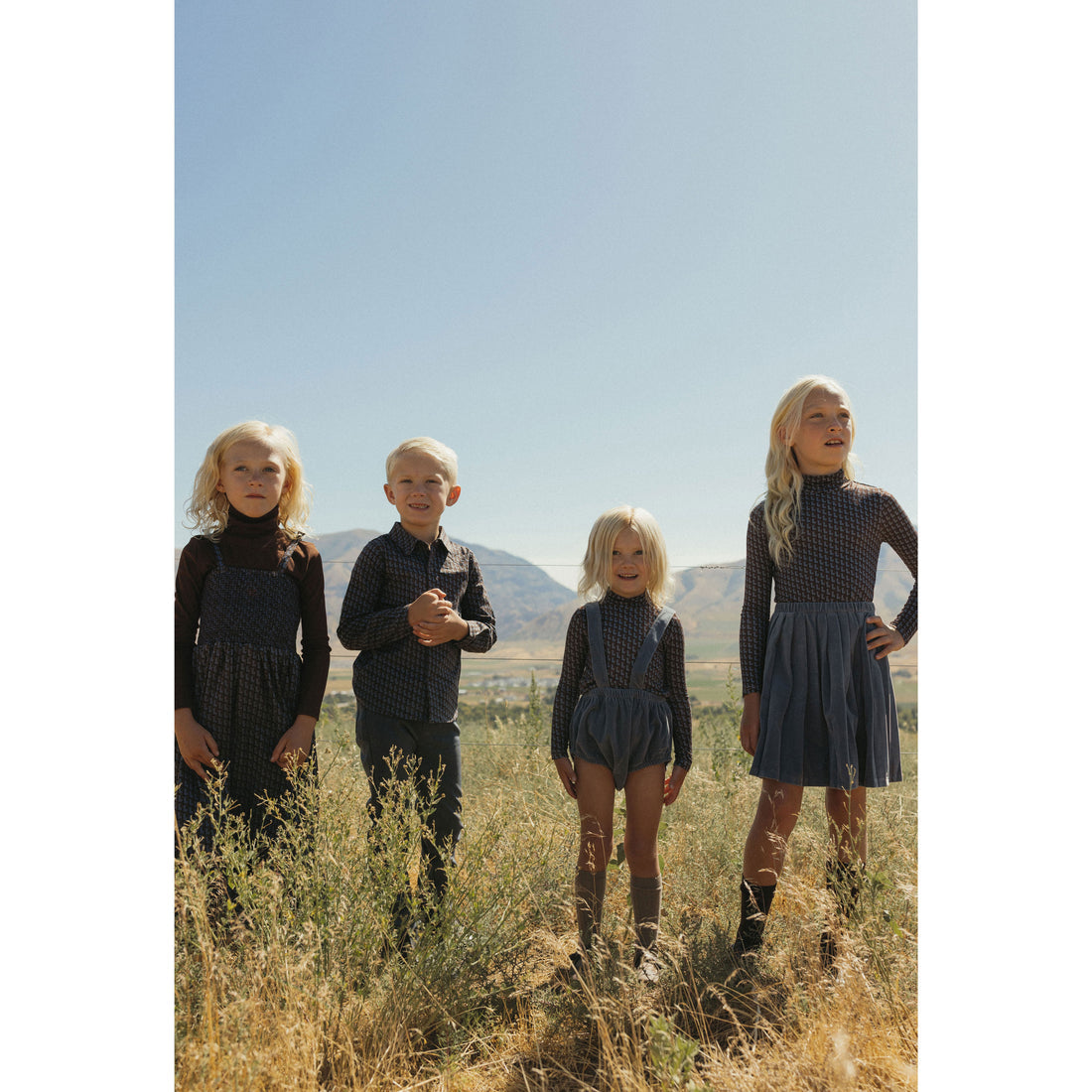 LBL67 Ladida Custom Printed Turtleneck With Brown Shades