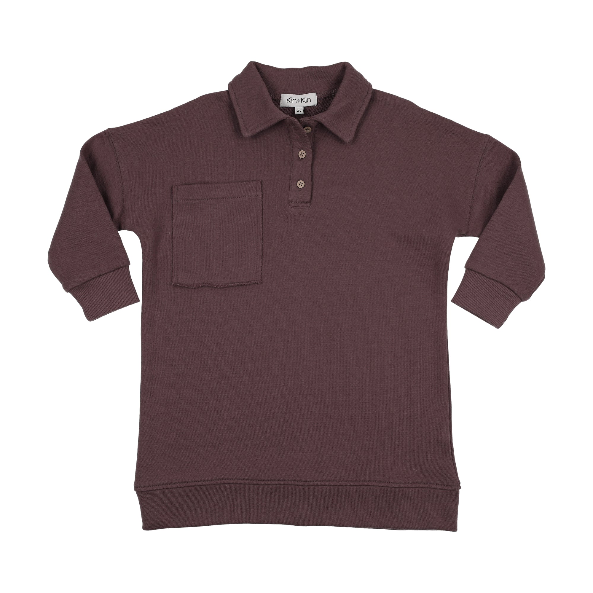 Kin Kin Girls Oversized Sweatshirt Dress