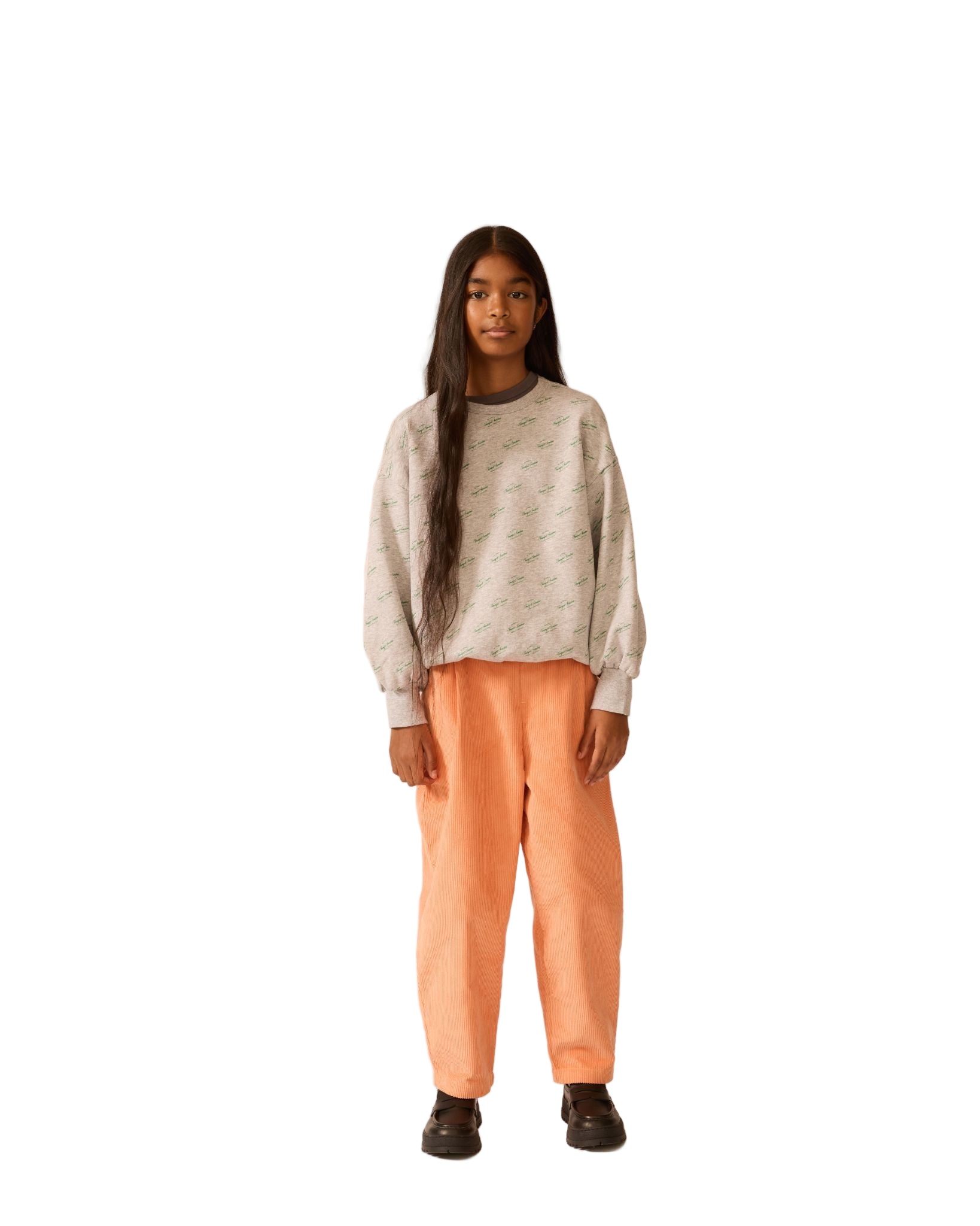 F25k1206 The Sunday Collective organic weekend sweatshirt in Heather Grey