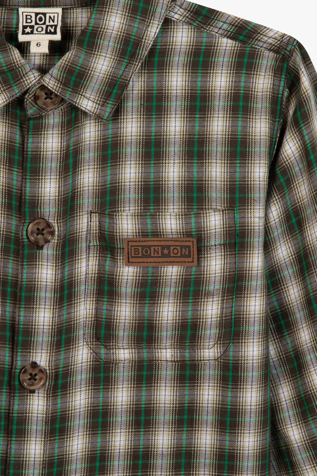 BB12073 BONTON CHEMISE PANAME BONTON SHIRT