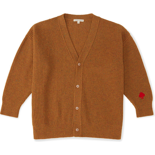 The Sunday Collective Wool Confetti Gold Cardigan