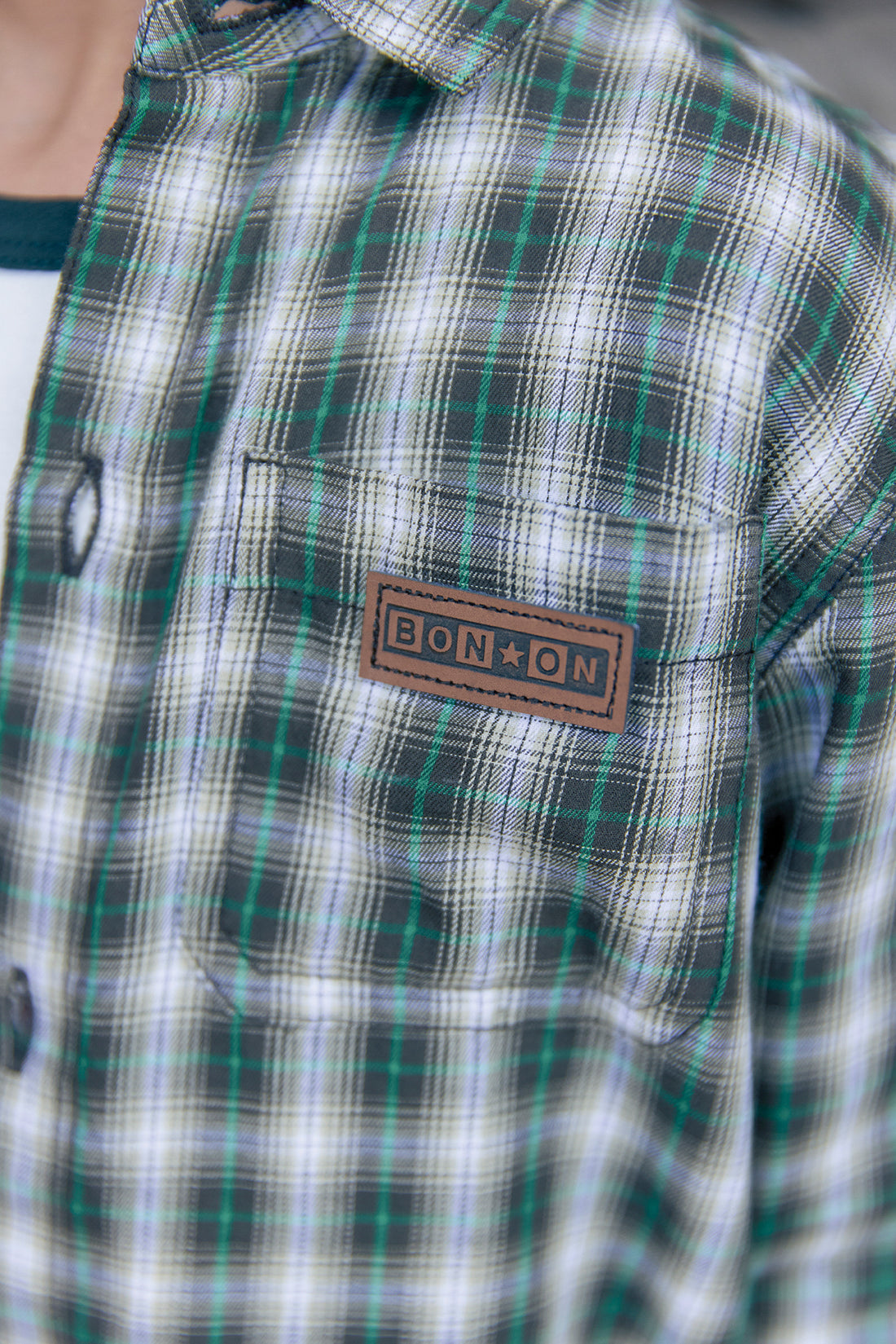 BB12073 BONTON CHEMISE PANAME BONTON SHIRT