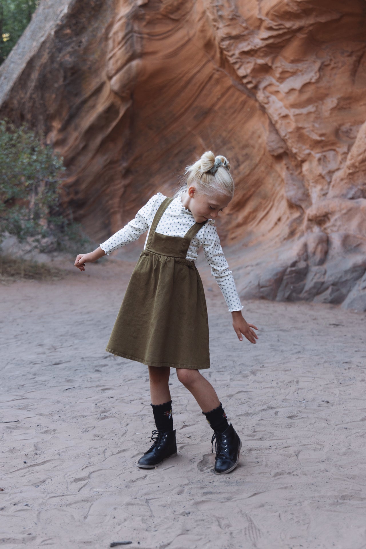 Kin Kin Girls Bib Jumper