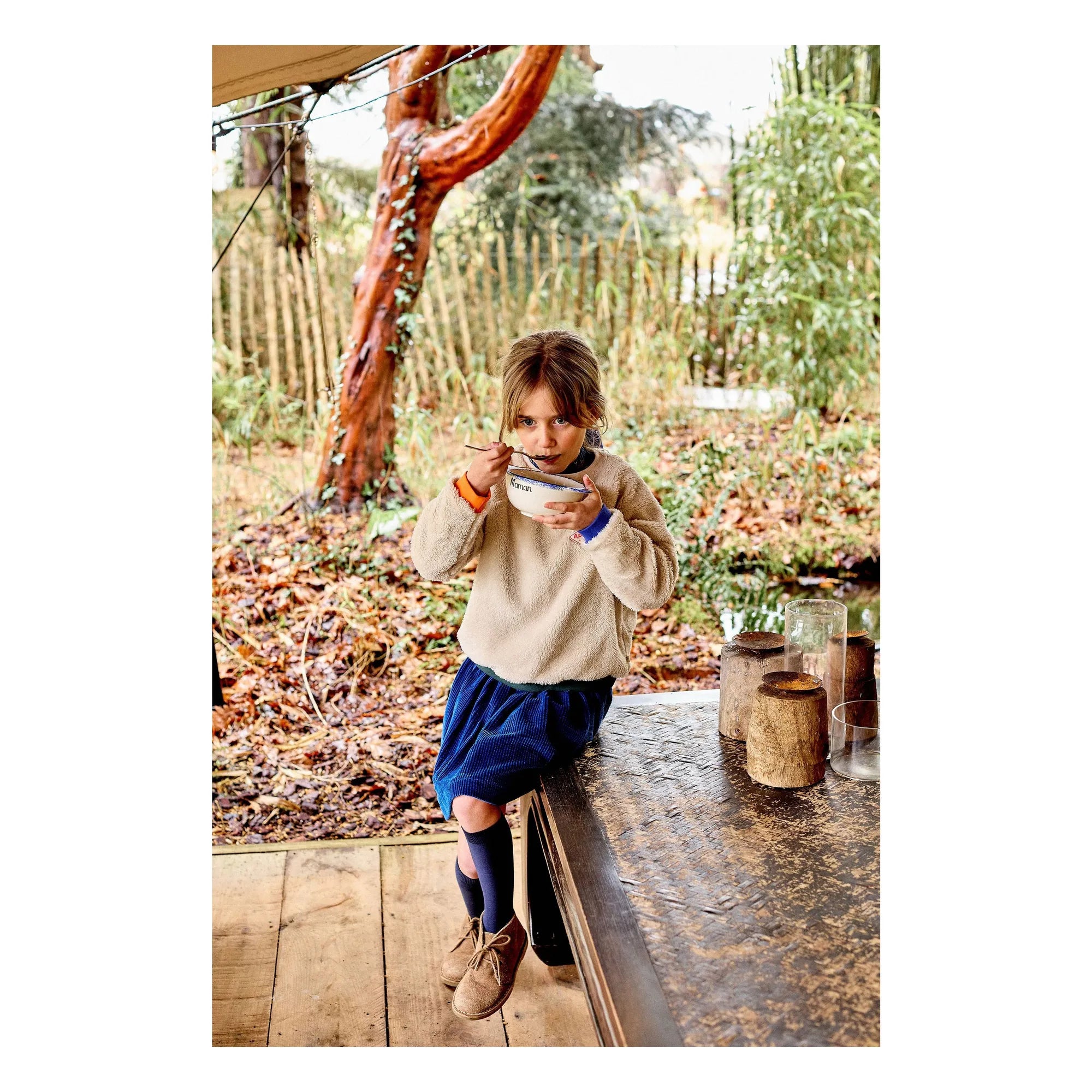 H25FS36  ARSENE & LES PIPELETTES Beige Sweat