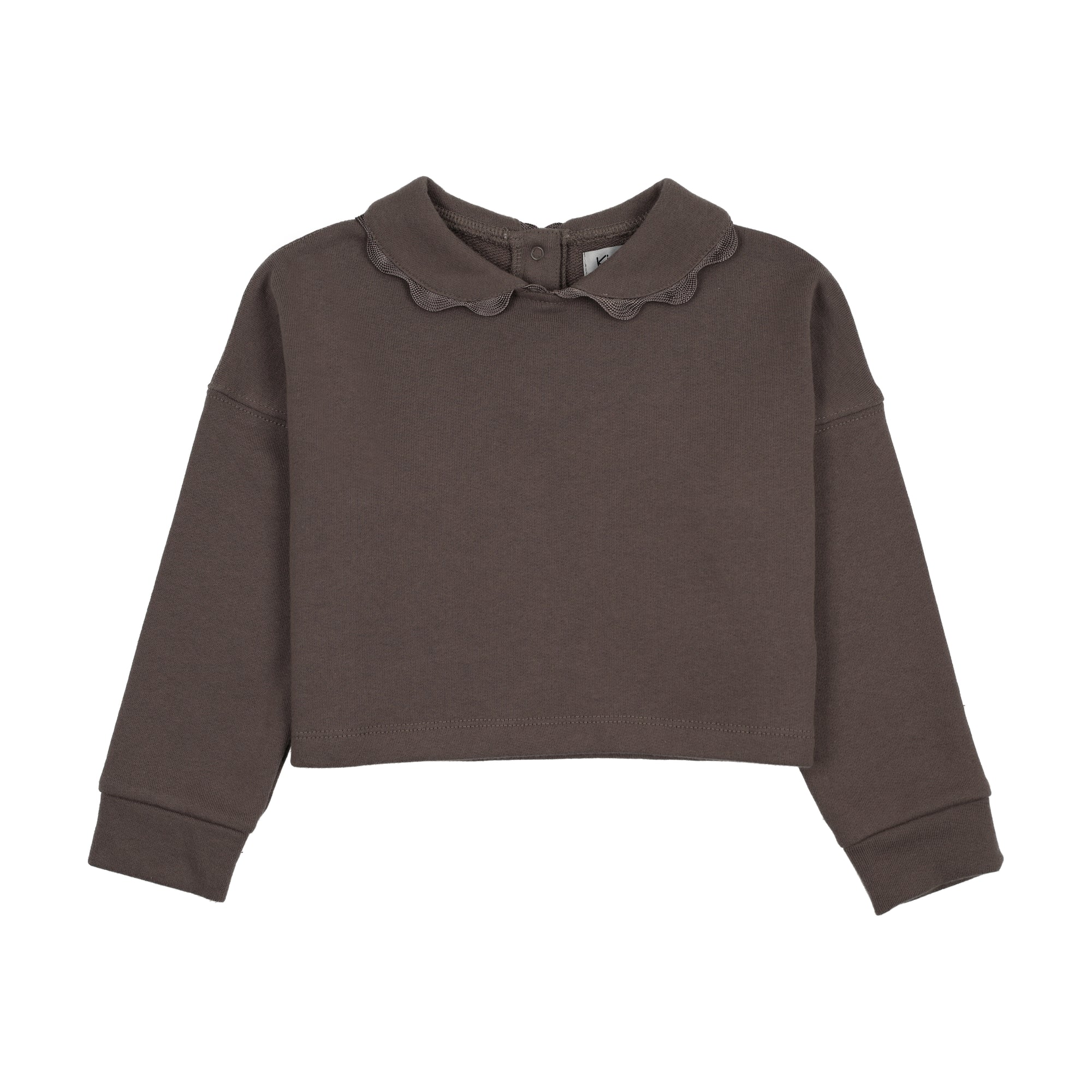 Kin Kin Trimmed Collar Sweatshirt