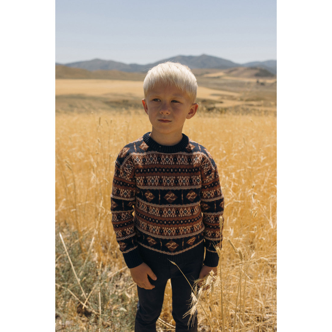 LBL73 Ladida Custom print L knit sweater