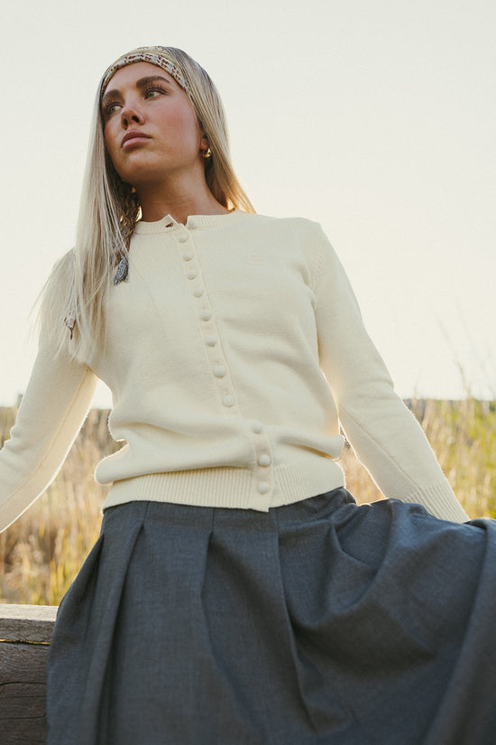 Elw217 knit cardigan sweater