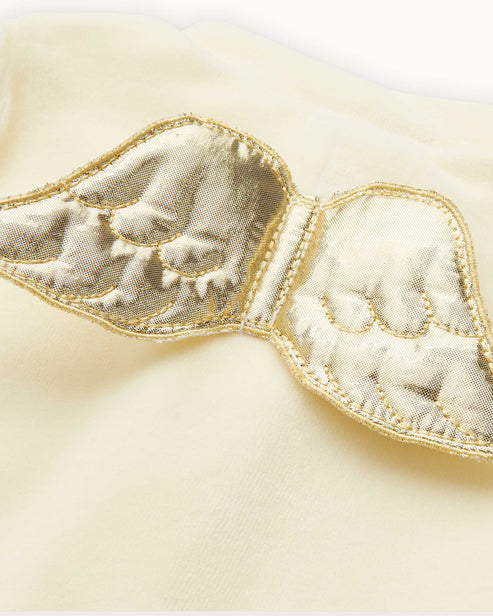 NU7606G2 MARIE-CHANTAL VELOUR ANGEL WING SLEEPSUIT