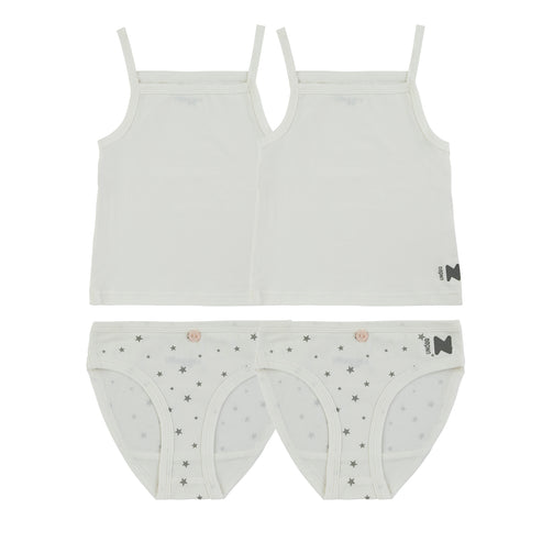 90002-145 Conjunto de ropa interior con botones Noggi para niñas