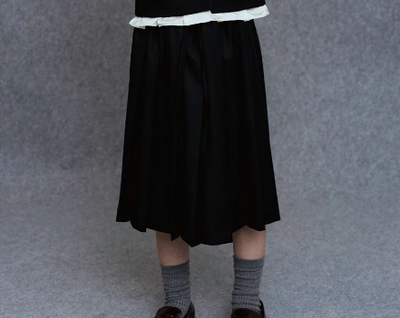 Unlabel OMONO Girls Black Milano Skirt