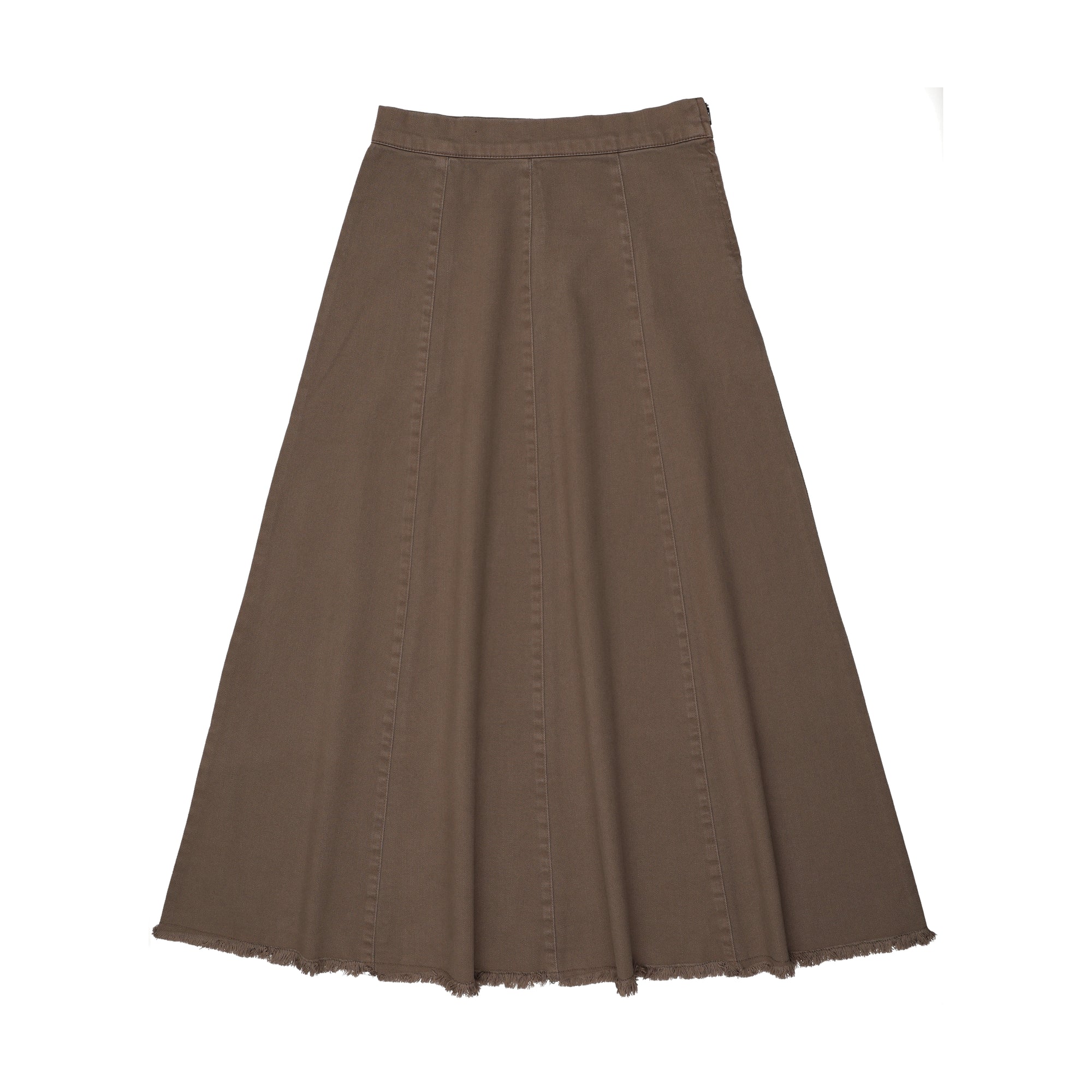 Kin Kin Maxi Paneled Denim Skirt