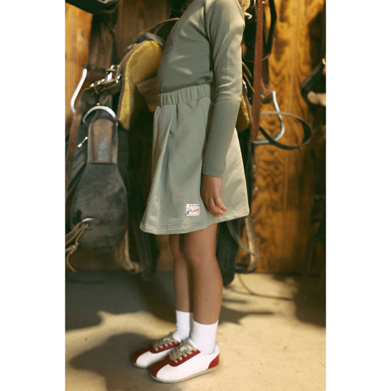 Lbl204a light grey turtleneck with tic-tac-toe on chest