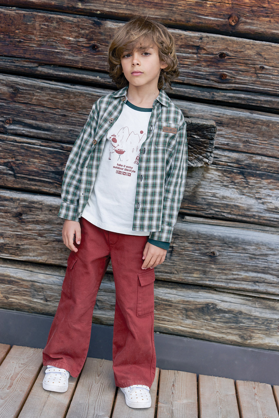 BB12073 BONTON CHEMISE PANAME BONTON SHIRT