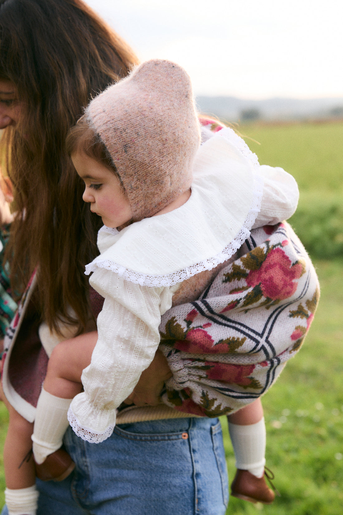 Birinit Light Pink Knit Hood