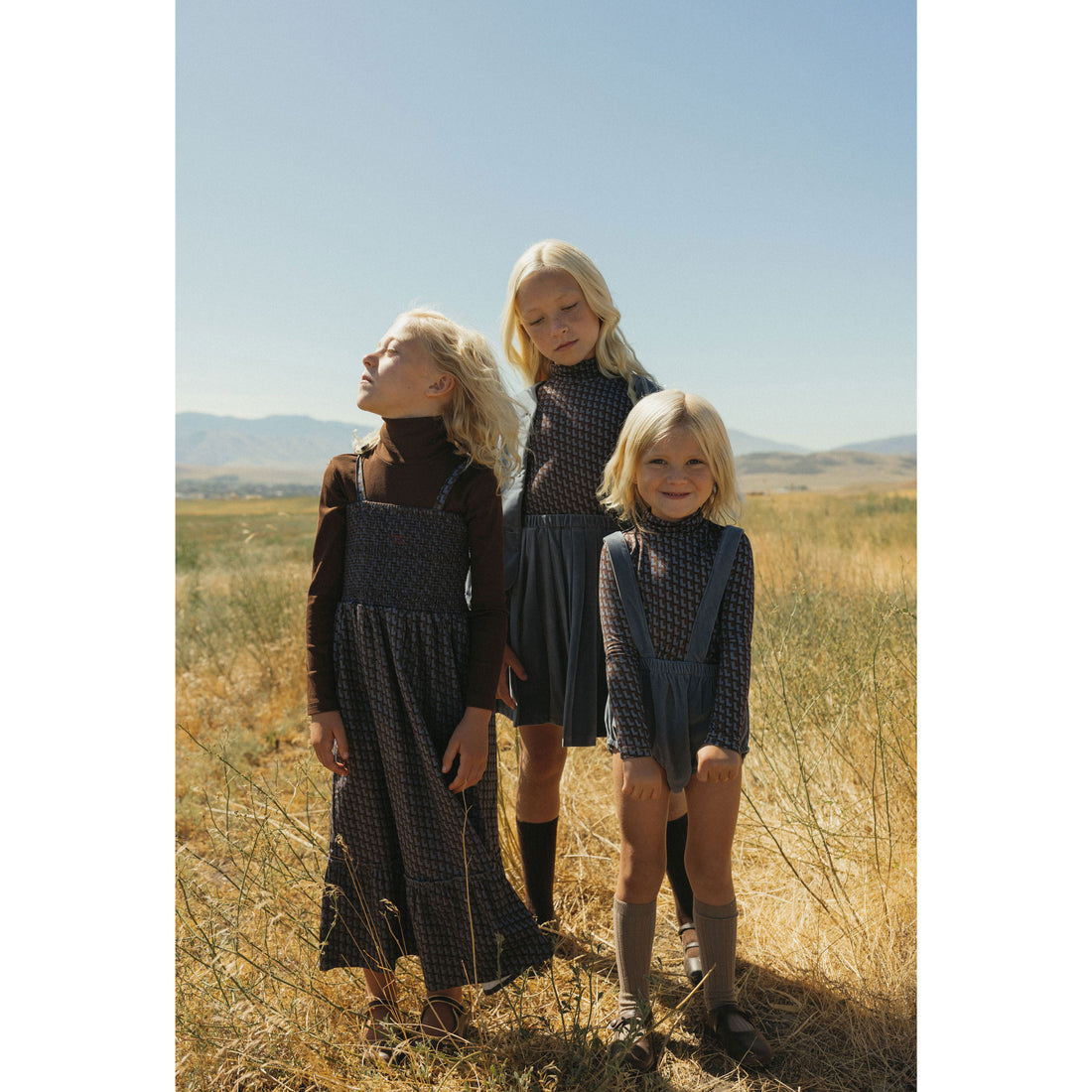 LBL67 Ladida Custom Printed Turtleneck With Brown Shades